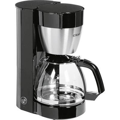 Cloer 5019 Kaffeemaschine Schwarz  Fassungsvermögen Tassen=10 Glaskanne, Warmhaltefunktion, mit Filterkaffee-Funktion