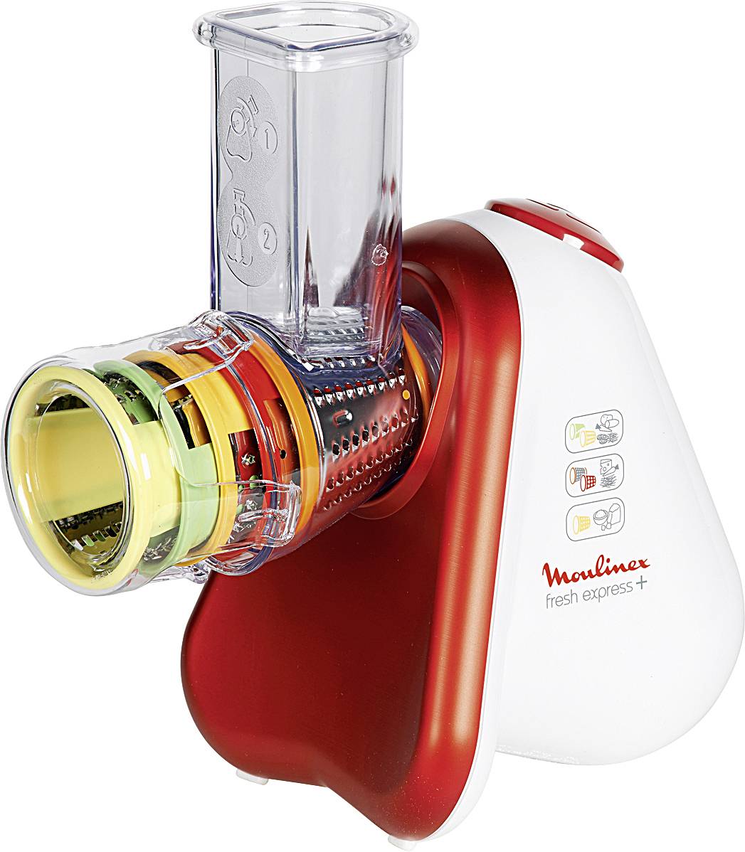 Moulinex Fresh ExpPlus Zerkleinerer 200 W Rubin-Rot, Weiß-0