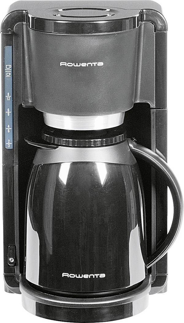 Rowenta Adagio Kaffeemaschine Schwarz  Fassungsvermögen Tassen=12 mit Druckbrühsystem