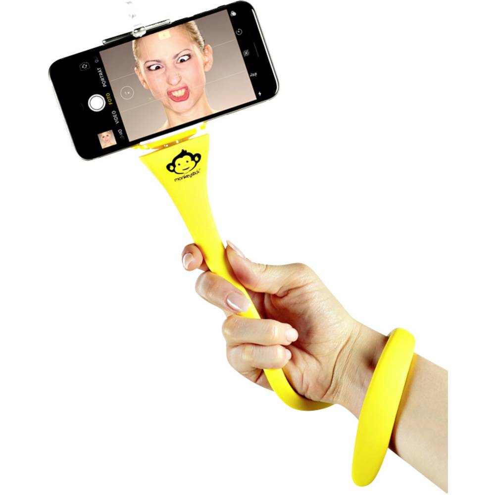 Monkeystick geel flexibele Selfie Stick