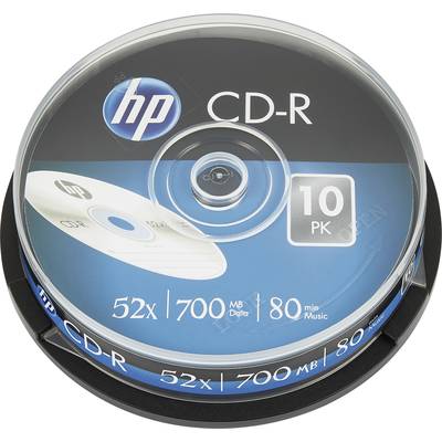 HP CRE00019 CD-R Rohling 700 MB 10 St. Spindel 