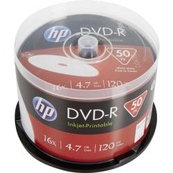 DVD-R 4.7 GB HP DME00025WIP, 50 ks, vreteno
