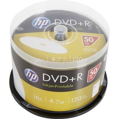HP DRE00026WIP DVD+R Rohling 4.7 GB 50 St. Spindel Bedruckbar