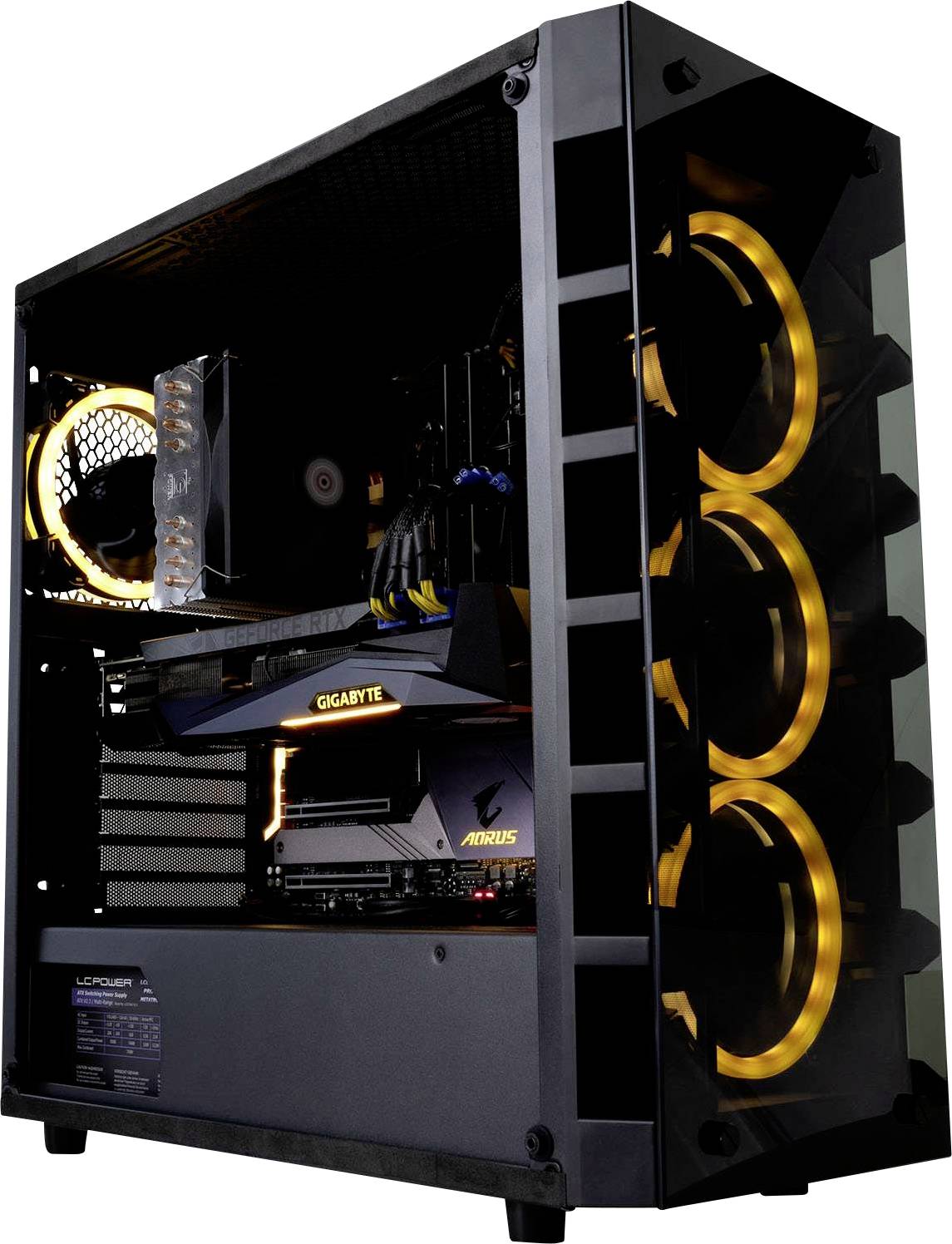 Joy-it Gaming PC CR-2338480 AMD Ryzen 9 5900X 4.8 GHz 32 GB RAM 4 TB HDD 1 TB SSD Win 10 Pro 5900X-RTX3080-1