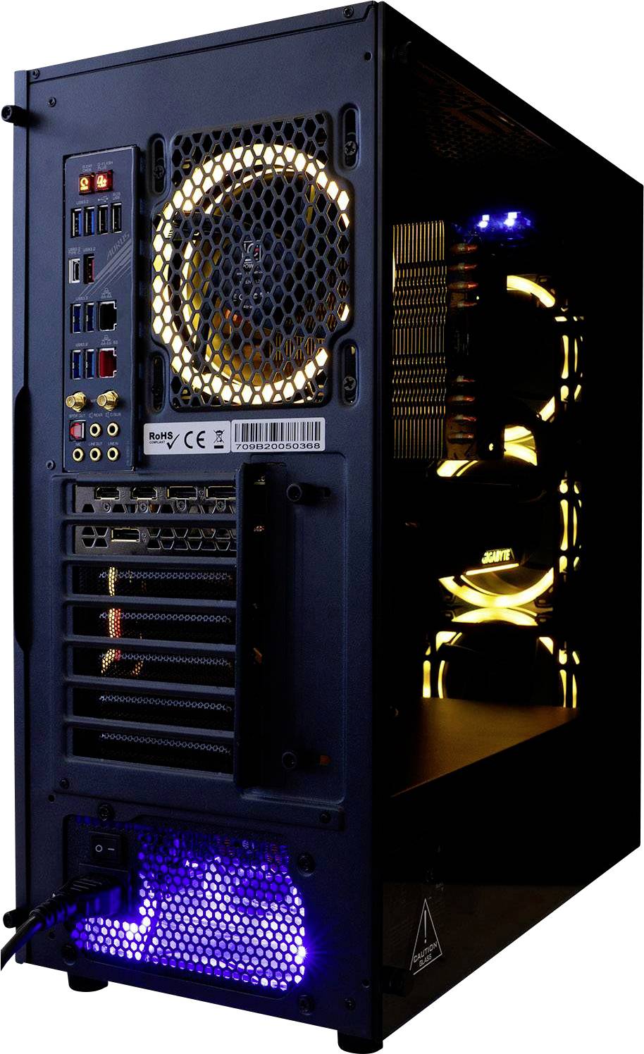Joy-it Gaming PC CR-2338480 AMD Ryzen 9 5900X 4.8 GHz 32 GB RAM 4 TB HDD 1 TB SSD Win 10 Pro 5900X-RTX3080-4