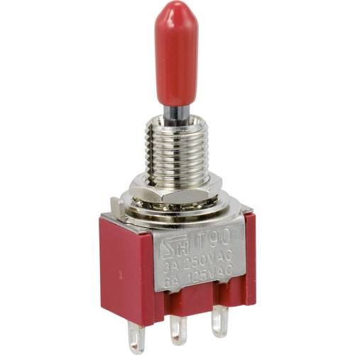 TRU COMPONENTS TC-9353992 Wippschalter 250 V/AC 3 A 1 x (Ein)/Aus/(Ein) tastend/0/tastend 1 St.