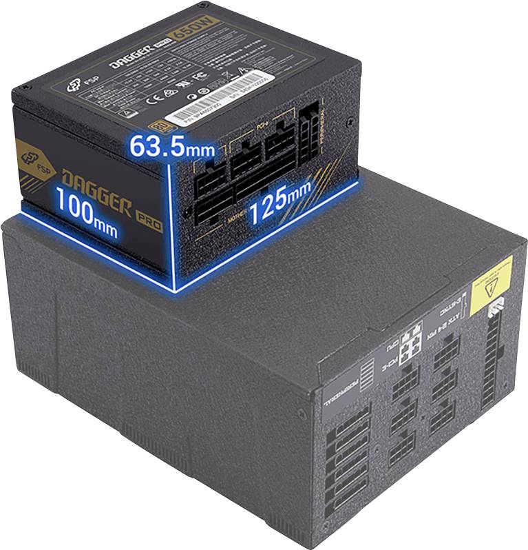FSP Dagger Pro SDA2-650 - Netzteil (intern) - SFX12V 3.3-2