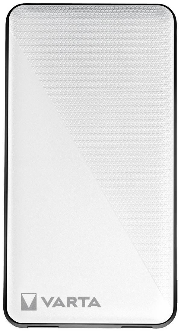 Varta Power Bank Energy 10000 Powerbank 10000 mAh  LiPo USB-C® Weiß/Schwarz Statusanzeige