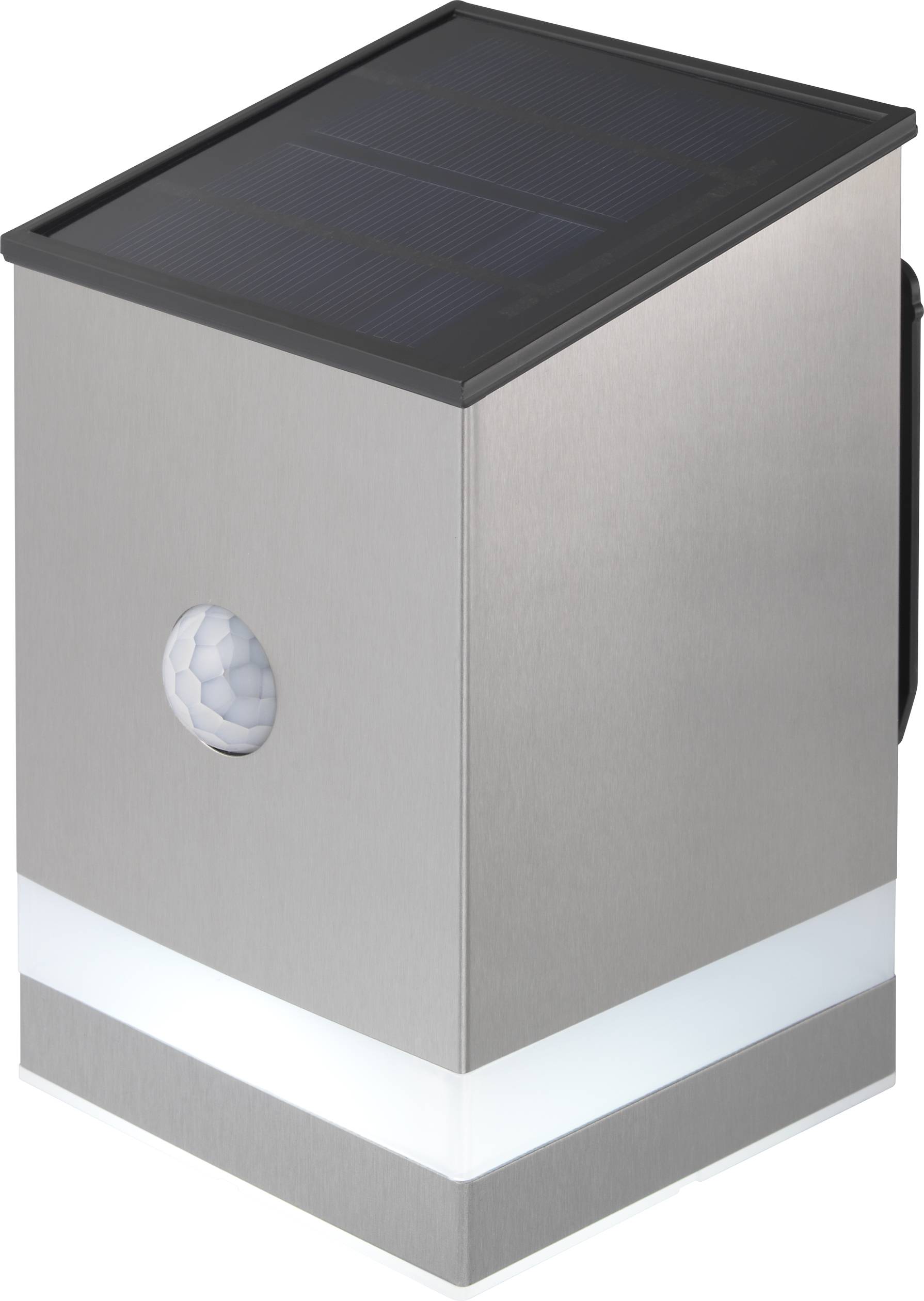 SYGONIX LED-Außenwandleuchte mit Bewegungsmelder SY-4677498 SMD LED 1.5 W Kaltweiß Edelstahl