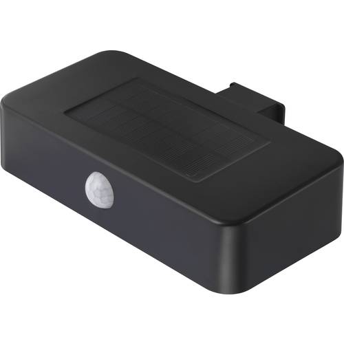 Sygonix SY-4677502 Solar-Außenwandleuchte mit Bewegungsmelder SMD LED 1 W Schwarz