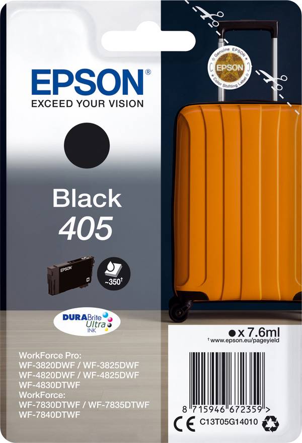 Epson Druckerpatrone 405 Original  Schwarz C 13 T 05G14010
