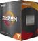 Verpackung eines AMD Ryzen 7 Prozessors der 5000er-Serie, mit orangem und rotem Design auf schwarzem Hintergrund.