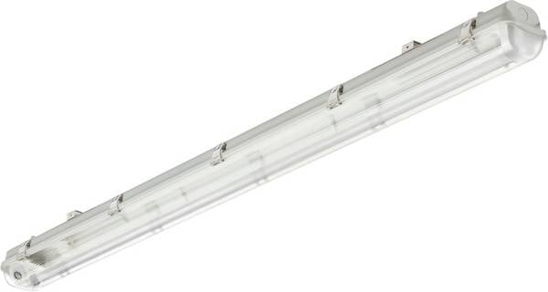 Philips LED Ledinaire WT050C 2xTLED L1200 LED-Feuchtraumleuchte  LED T8   Grau, Weiß