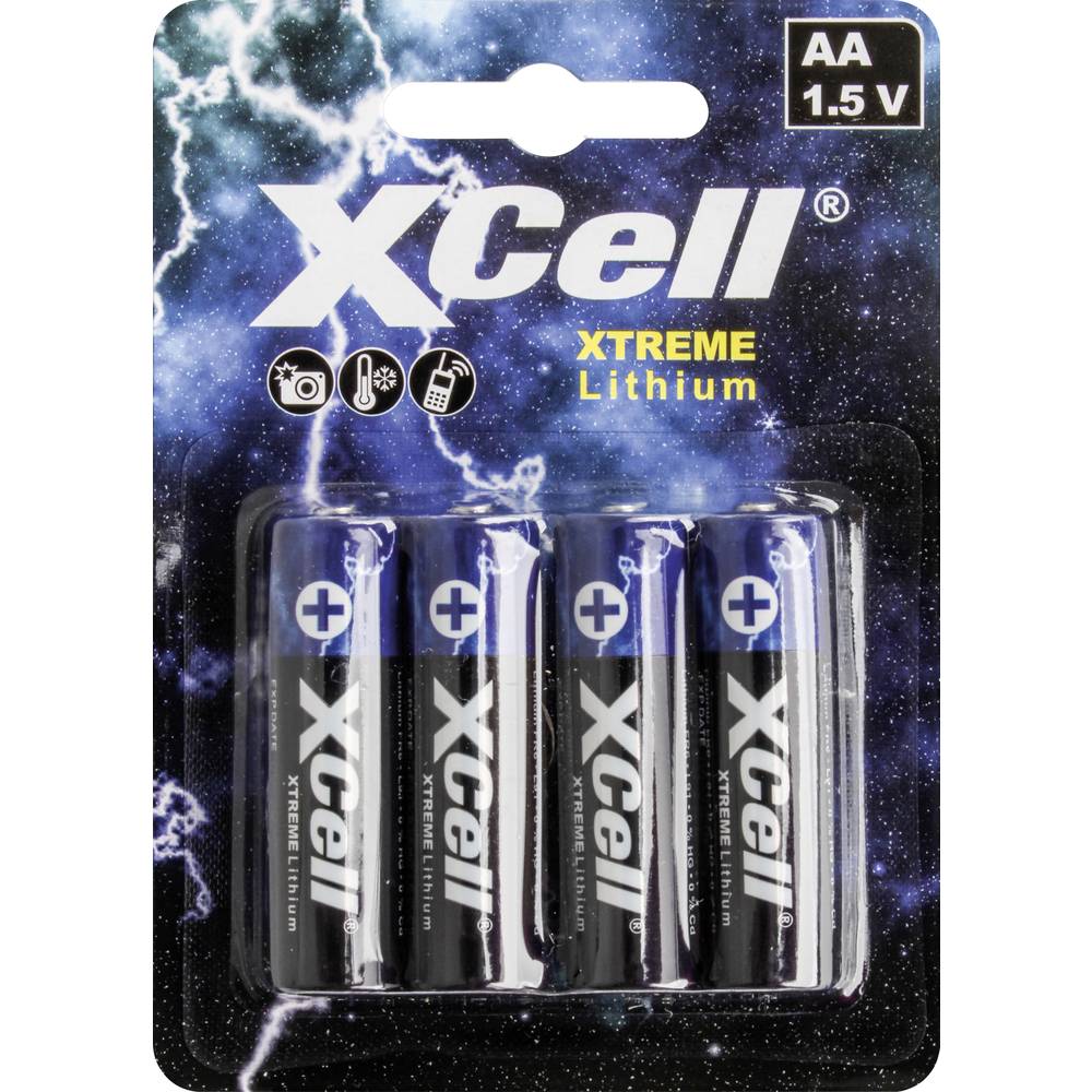 XCell XTREME FR6-L91 AA batterij (penlite) Lithium 1.5 V 4 stuk(s)