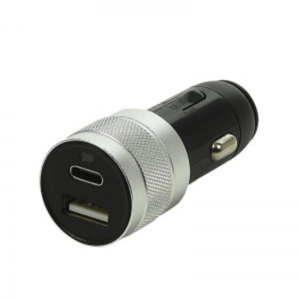 ProPlus USB autolader type A + C zwart 12V-24V 4,5 cm