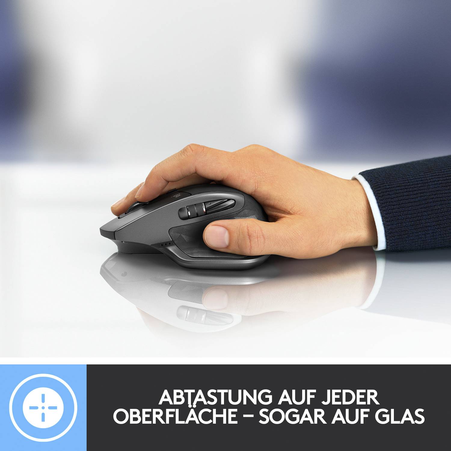 Logitech MX Master 2S Ergonomische Maus Funk Laser Schwarz 5 Tasten 4000 dpi Ergonomisch-10