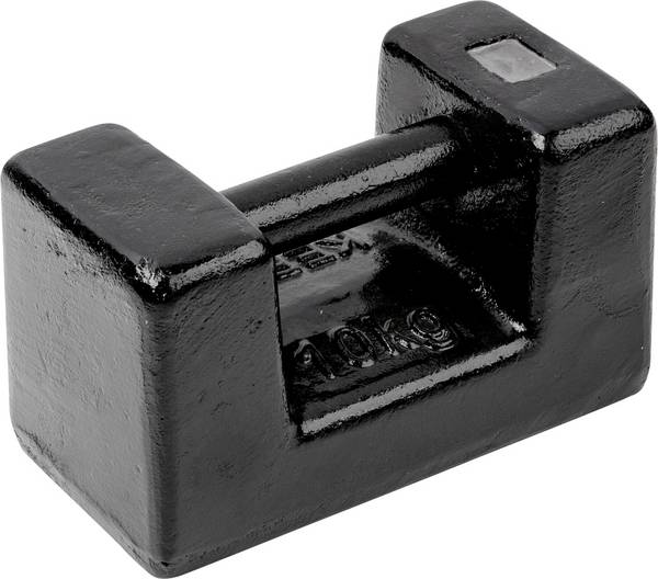 Kern 346-77 Einzelgewicht, OIML-Klasse M1, 10 kg, Block Eco, Gusseisen lackiert