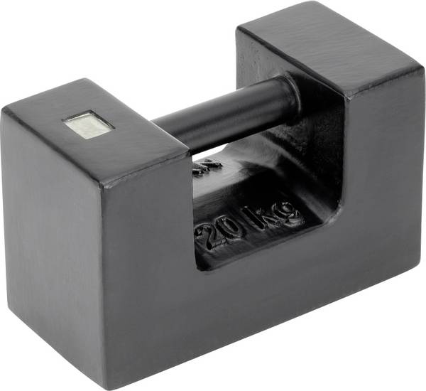 Kern 366-78 Einzelgewicht, OIML-Klasse M3, 20 kg, Block Eco, Gusseisen lackiert
