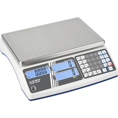 Thumbnail - Kern CIB 30K-3 Zählwaage Wägebereich (max.) 30 kg Ablesbarkeit 2 g akkubetrieben, netzbetrieben Mehrfarbig