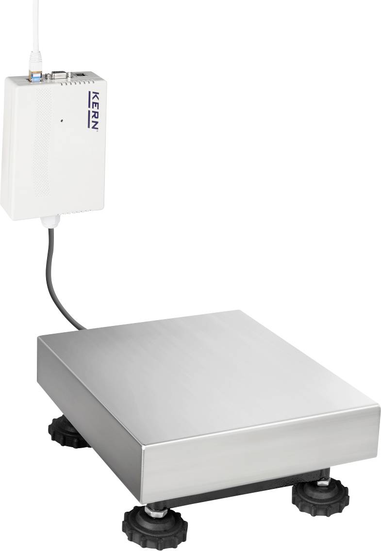 Thumbnail - Kern KGP 30K-3L Plattformwaage Wägebereich (max.) 30 kg Ablesbarkeit 1 g über Steckernetzteil Mehrfarbig