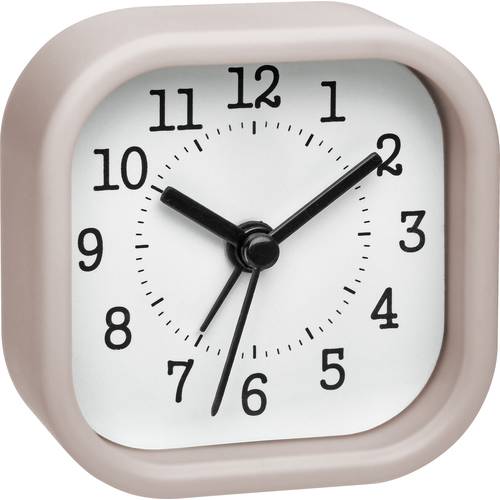 TFA Dostmann 60.1035.16 Quarz Wecker Pastell-Rosa Alarmzeiten 1