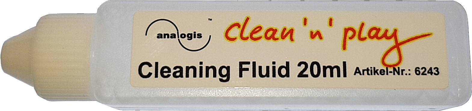 'analoge clean n' play' Reinigungsflüssigkeit 20 ml, Artikel-Nr.: 6243.
