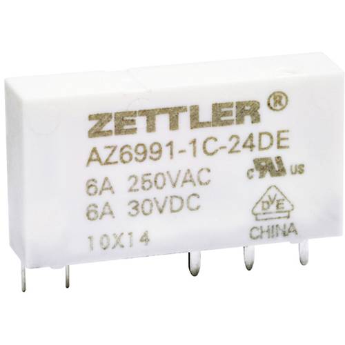 Zettler Electronics AZ6991-1C-12DE Printrelais 12 V/DC 8 1 Wechsler 1 St.