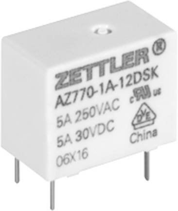 ZETTLER AZ7709-1AE-12DSEF Printrelais 12 V/DC 5 1 Schließer 1 St.