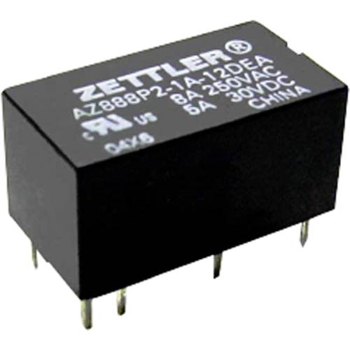 Zettler Electronics AZ888-1A-12DE Printrelais 12 V/DC 8 1 Schließer 1 St.