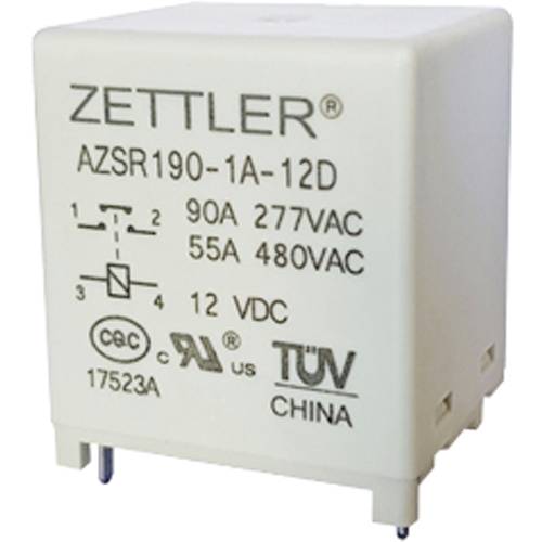 Zettler Electronics Zettler electronics Printrelais 24 V/DC 100 1 Schließer 1 St.