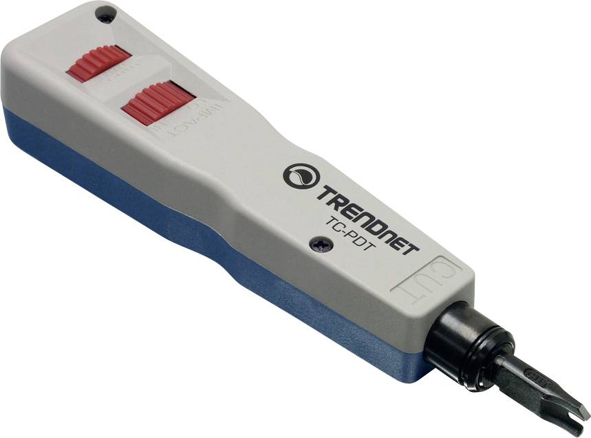 TRENDnet TC-PDT Auflegewerkzeug Punch Down Tool mit 110 and Krone Blade-0