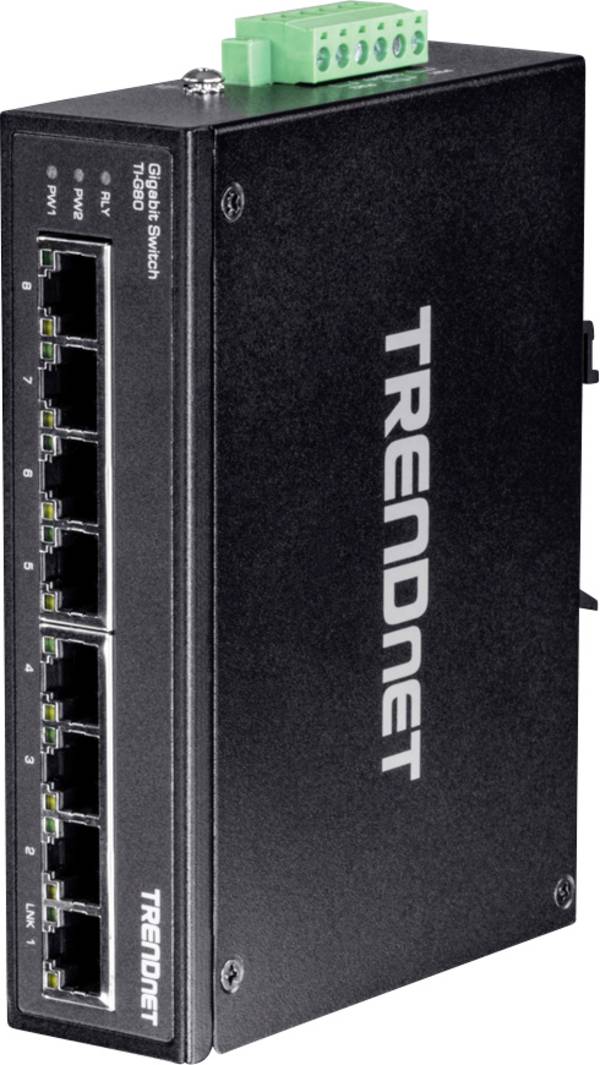 TrendNet 21.22.1187 TI-G80 Industrial Ethernet Switch  16 GBit/s