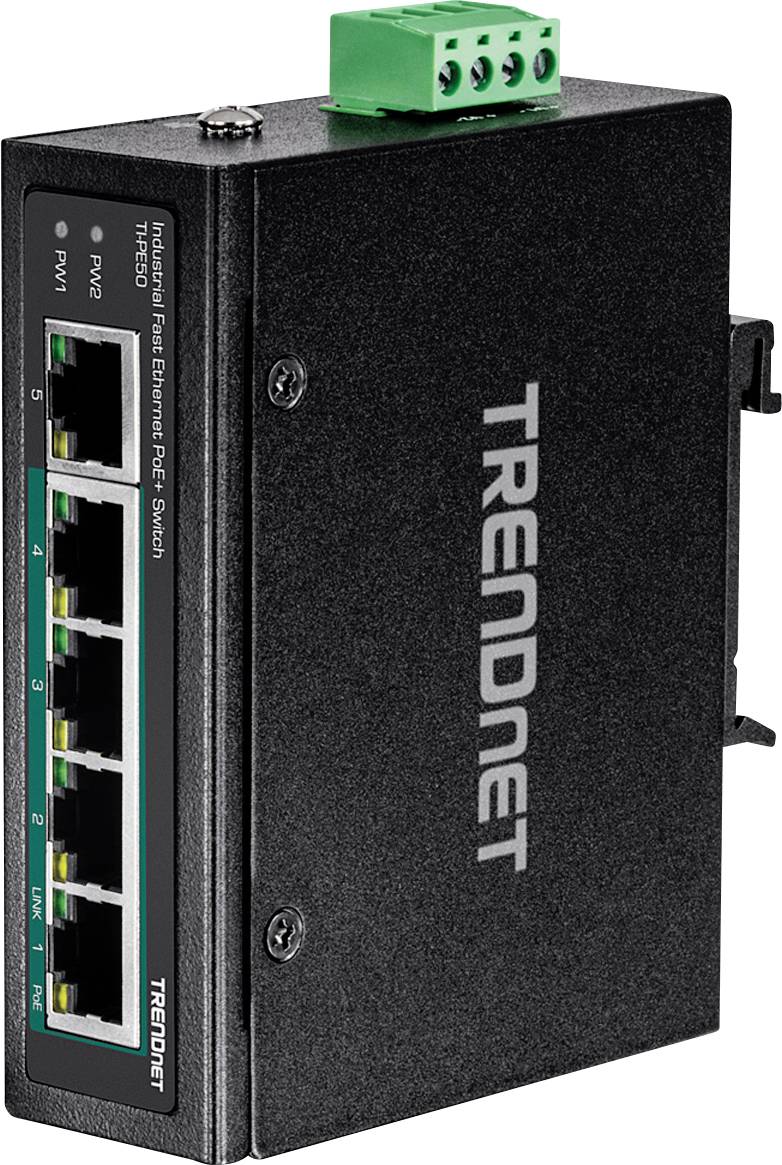 TRENDNET TI-PE50 Industrial Ethernet Switch 10 / 100 / 1000 MBit/s