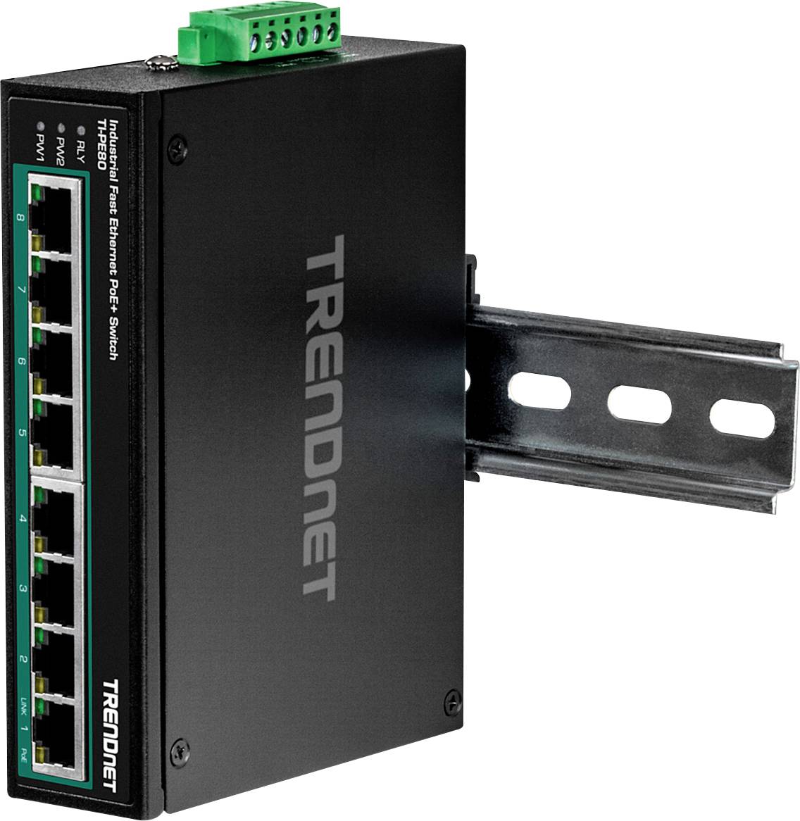 TRENDNET TI-PE80 Industrial Ethernet Switch 10 / 100 / 1000 MBit/s