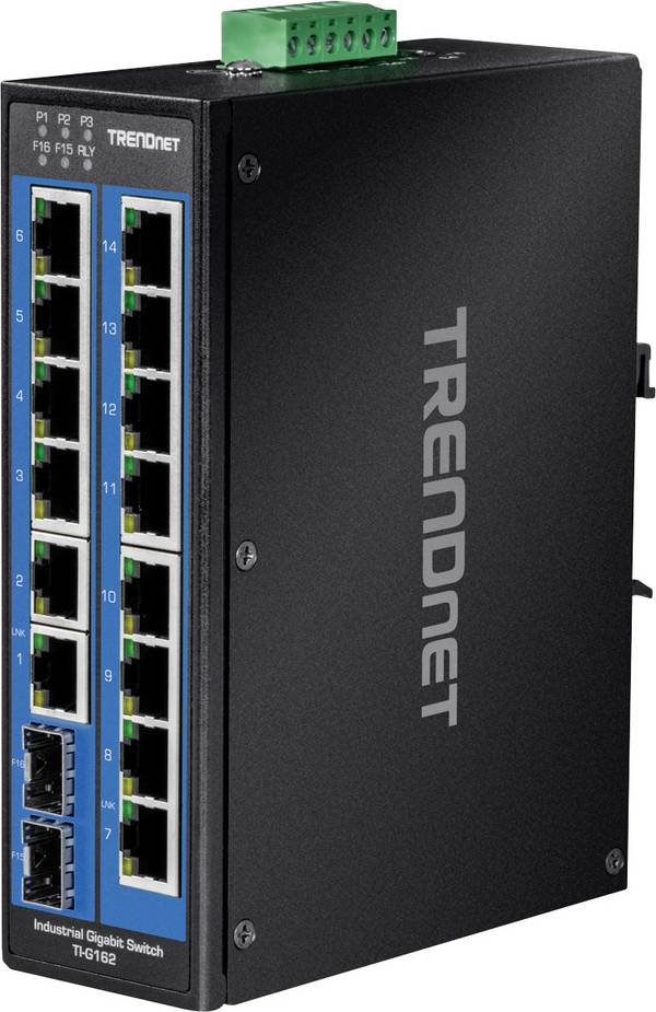 TrendNet 21.22.1458 TI-G162 Industrial Ethernet Switch 32 Gbit/s