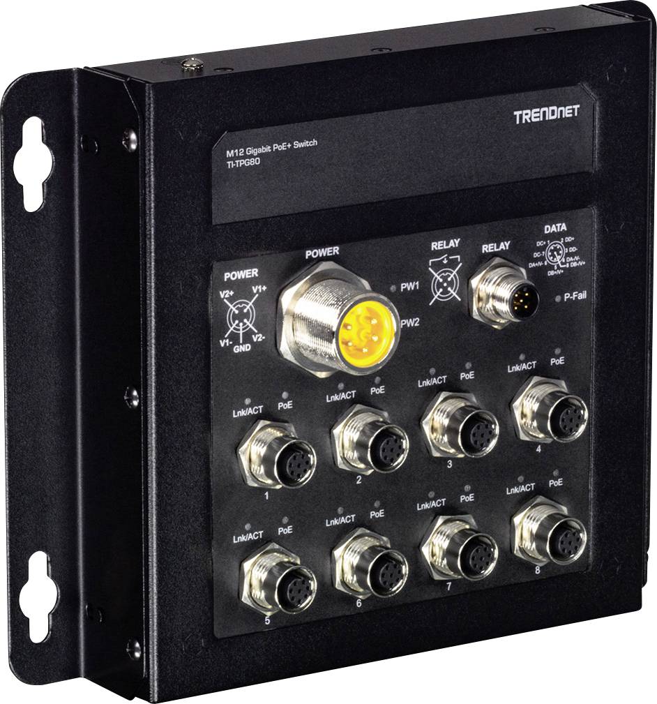 TRENDNET TI-TPG80 Industrial Ethernet Switch