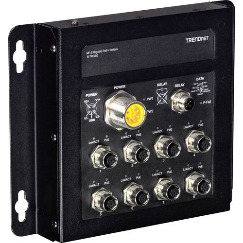 Thumbnail - TRENDnet TI-TPG80 - Switch - unmanaged - 8 x 100/1000/10000 + 1 x Shared Gigabit SFP + 1 x SFP