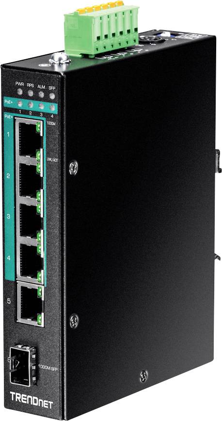 TRENDNET TI-PG541i Industrial Ethernet Switch 10 / 100 / 1000 MBit/s