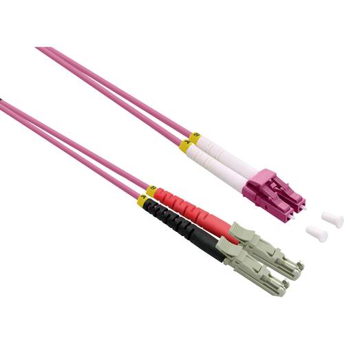 Thumbnail - ROLINE LWL-Kabel duplex 50/125µm OM4, LSH/LC, LSOH, violett, 10 m