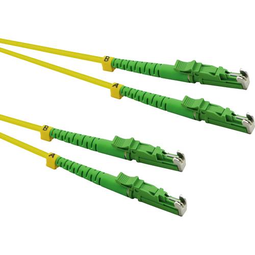 Thumbnail - ROLINE LWL-Kabel duplex 9/125µm OS2, LSH/LSH, APC Schliff, LSOH, gelb, 3 m
