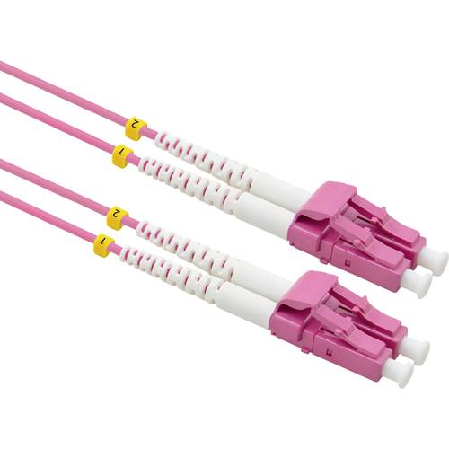 Thumbnail - VALUE LWL-Kabel 50/125µm OM4, LC/LC, Low-Loss-Stecker, violett, 20 m