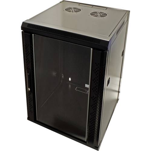 VALUE Wandgehäuse 18 HE (HxBxT) 901x570x450mm, Bausatz, schwarz