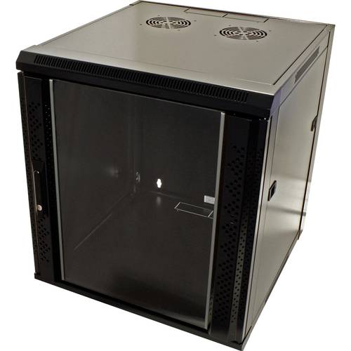 VALUE Wandgehäuse 12 HE (HxBxT) 634x570x600mm, Bausatz, schwarz