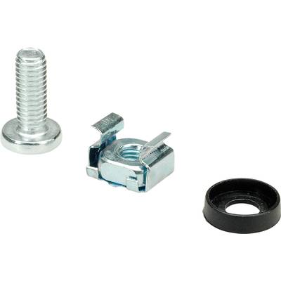 VALUE Montagematerial für 19"-Komponenten, M6, 100fach