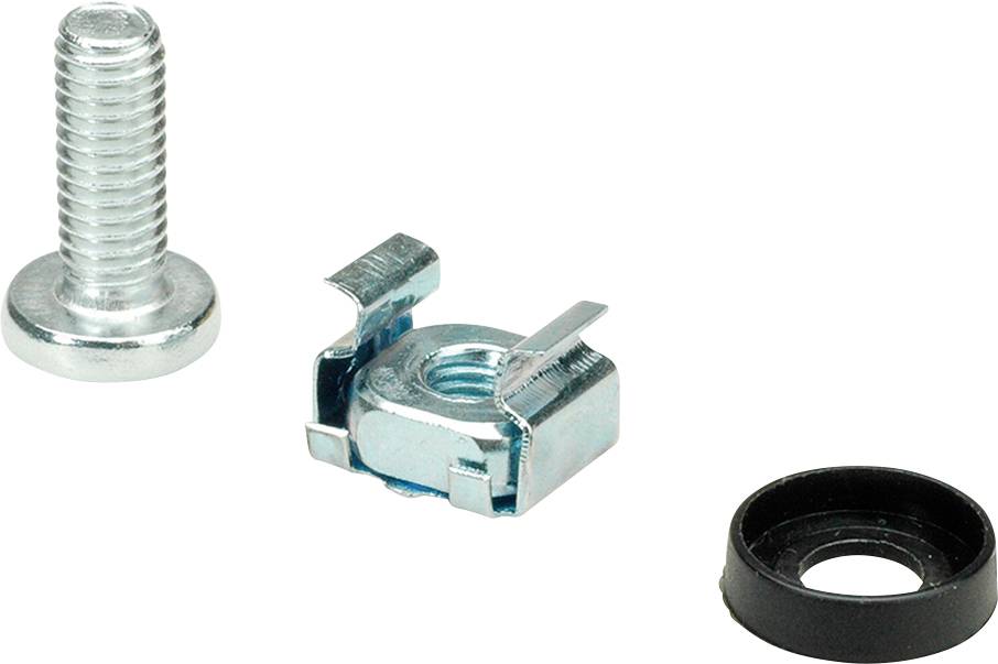 VALUE Montagematerial für 19-Zoll-Komponenten, M6, 100fach