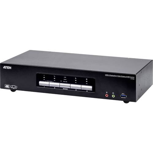 ATEN CS1964 4-Port USB 3.0 4K DisplayPort Dreifach Display KVM Switch