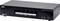 Ein schwarzer KVM-Switch von ATEN mit mehreren Anschlüssen, unterstützt 4K-Auflösung. Vorderseite zeigt Anschlüsse und Bedienknöpfe.