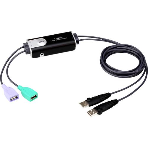 Thumbnail - ATEN CS62KM 2-Port Boundless KM Switch