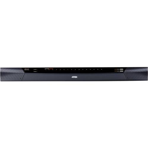 ATEN KN1116VA KVM over-IP-Switch, 16 Ports, 2 Bussysteme, für Cat.5e/6, mit Tonübertragung und virtuellen Datenträgern