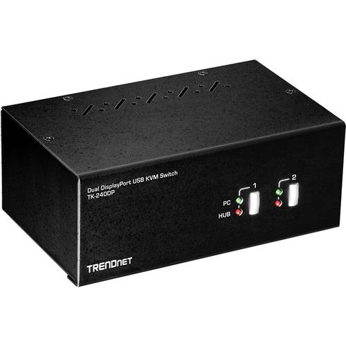 TRENDnet TK-240DP - KVM-/Audio-/USB-Switch - 2 x KVM/Audio/USB - 1 lokaler Benut
